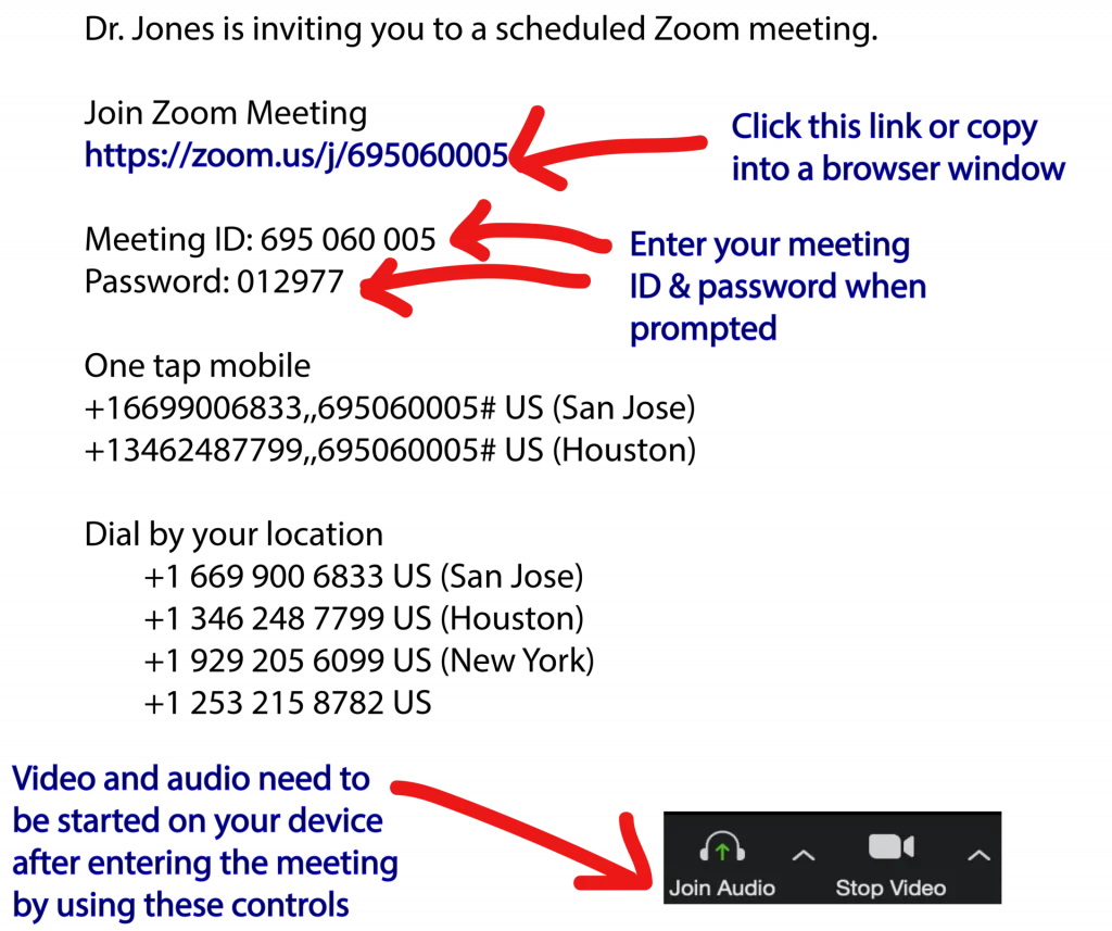 zoom meeting instructions